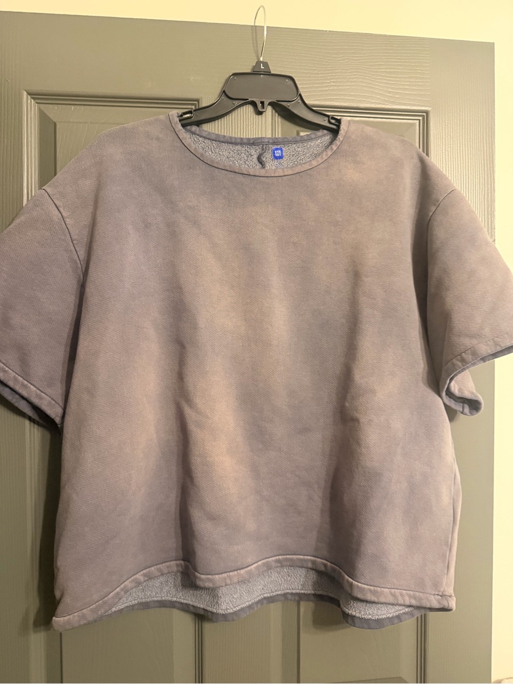 Yeezy Gap charcoal acid washed Grey short sleeve sweatshirt, super comfy! Size S